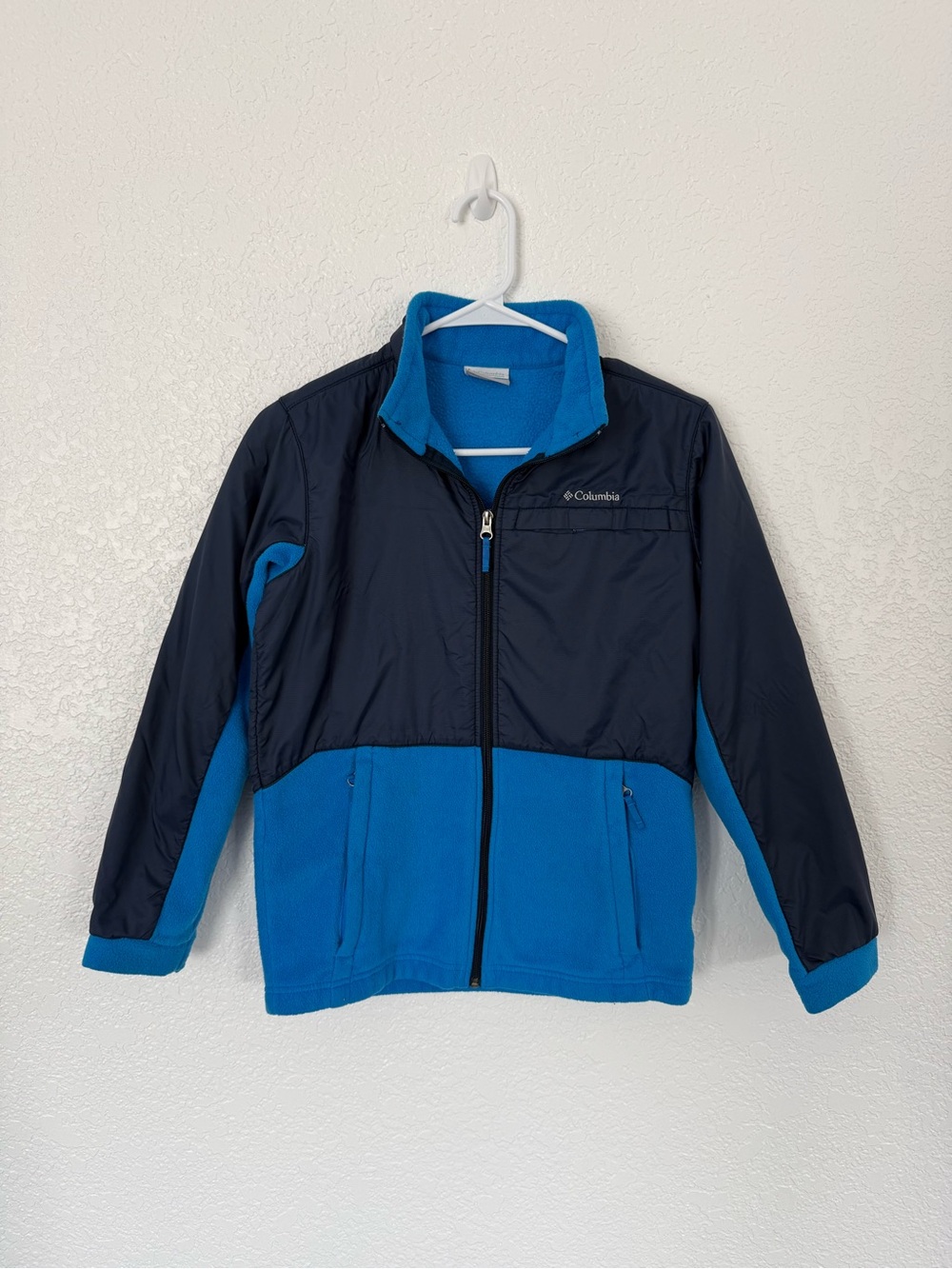 Columbia Fleece-Lined Full-Zip Jacket | Size L 14/16